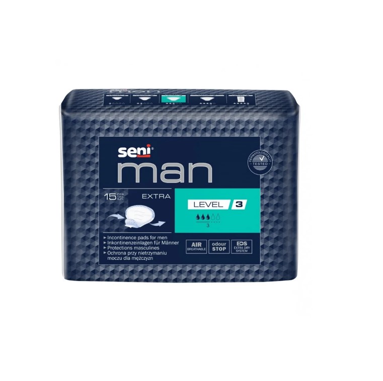 15Stück Seni Man Level 3 Extra urologische Einlagen für Männer